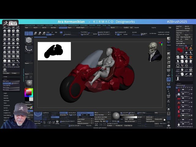 ZBrush Hard Surface and Character Design - Episode 4