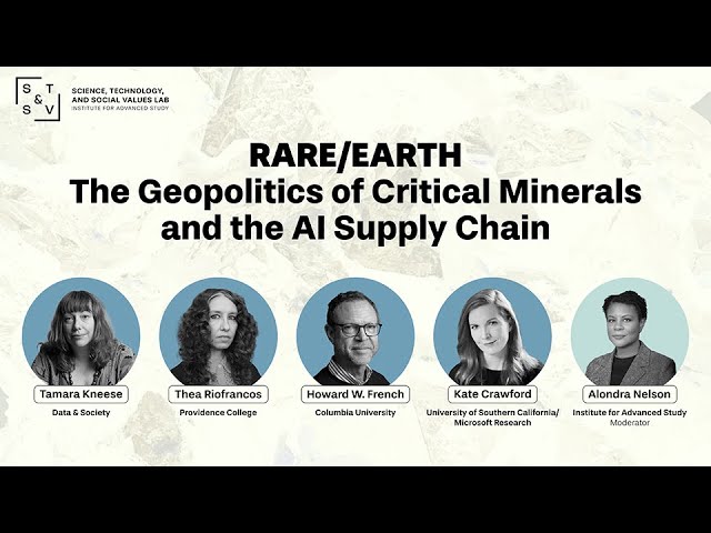 RARE/EARTH - The Geopolitics of Critical Minerals and the AI Supply Chain