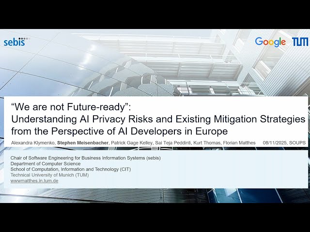 "We are not Future-ready" - Understanding AI Privacy Risks and Existing Mitigation Strategies from the Perspective of AI Developers in Europe