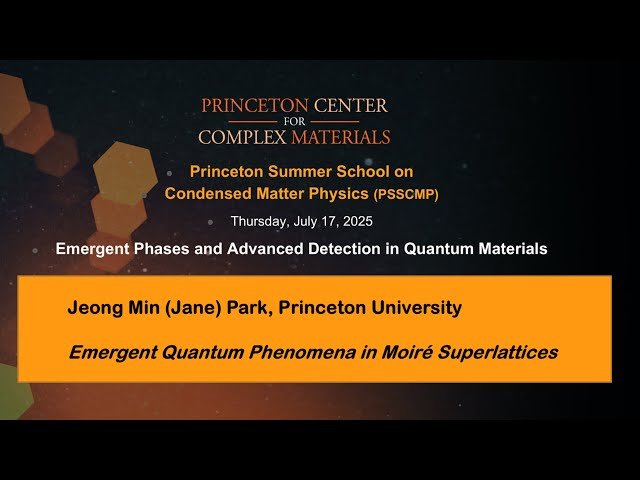 Emergent Quantum Phenomena in Moiré Superlattices