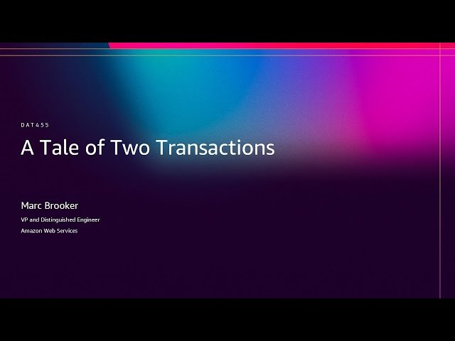 A Tale of Two Transactions - Amazon Aurora DSQL vs PostgreSQL Database Processing - DAT455