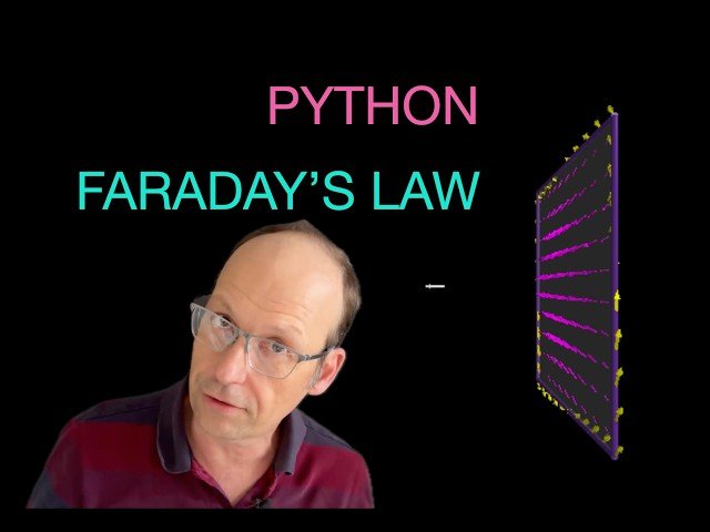 Electrodynamics - Modeling Faraday's Law with Python - Part 2