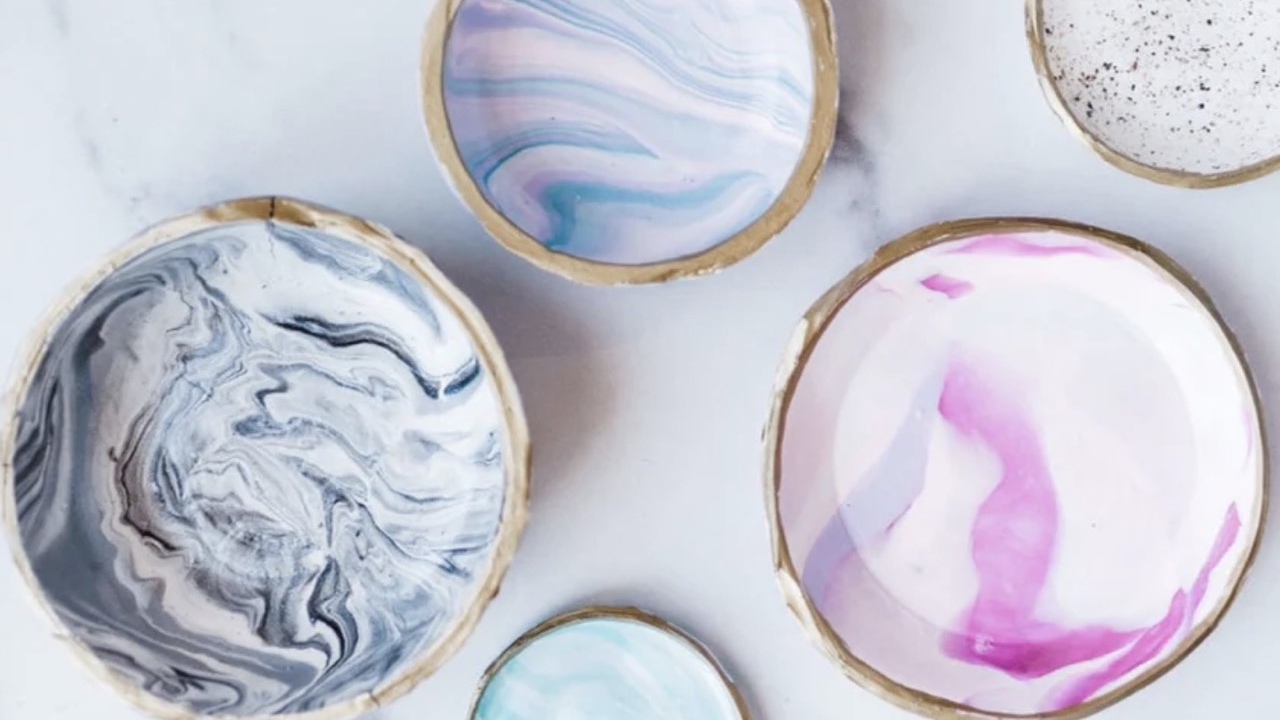 Virtual Clay Marbling (Kit Included) (Team Building)