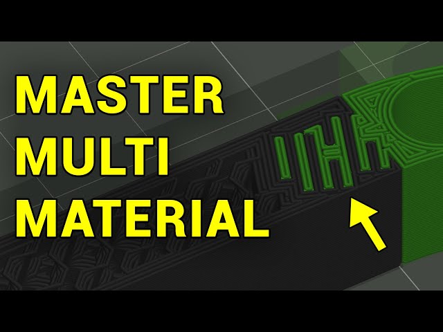 Designing and Slicing for Multi Material 3D Printing