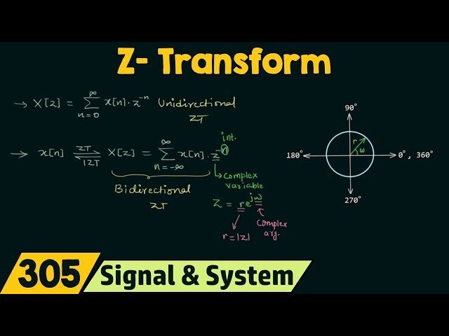 Z-Transform - Chapter 12 - Signals and Systems
