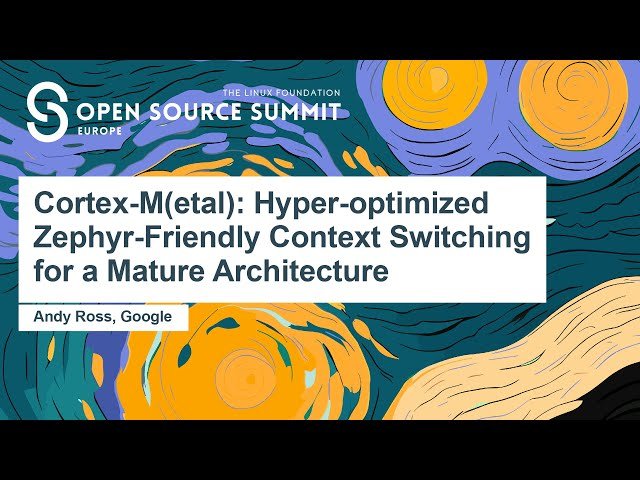 Cortex-M(etal) - Hyper-optimized Zephyr-Friendly Context Switching for a Mature Architecture
