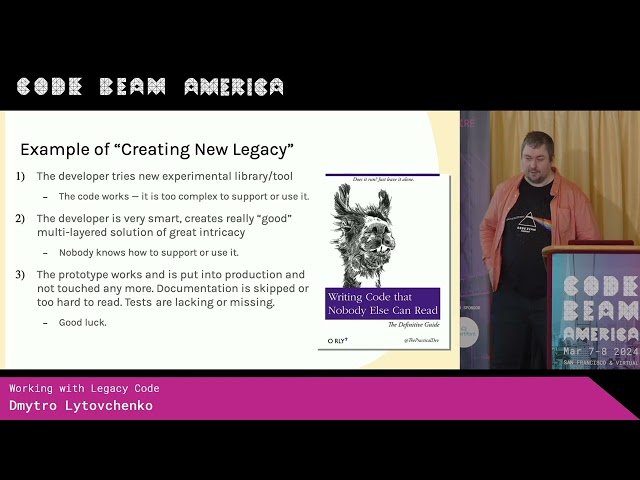Working with Legacy Code - Approaches to Investigation and Transformation