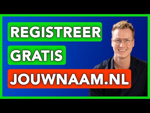 Registreer Je Eigen Naam als Domeinnaam - WordPress Website en Professioneel E-mail Opzetten