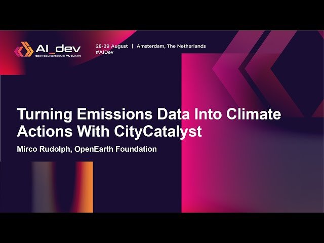 Turning Emissions Data Into Climate Actions With CityCatalyst