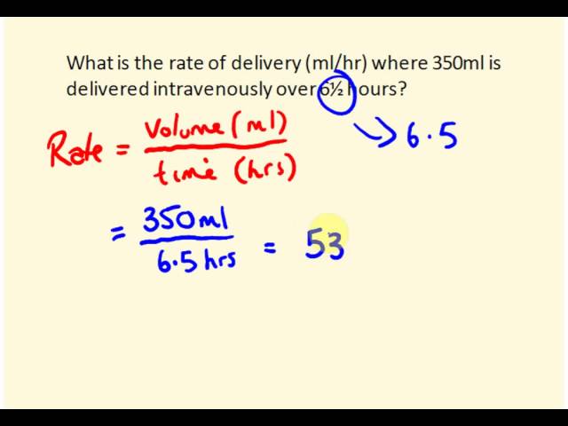 Nursing Math Calculations