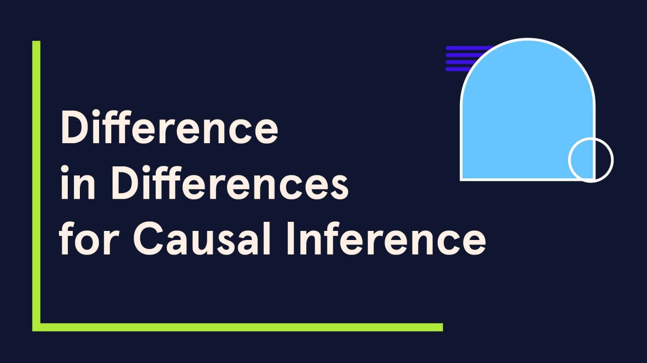 Difference in Differences for Causal Inference