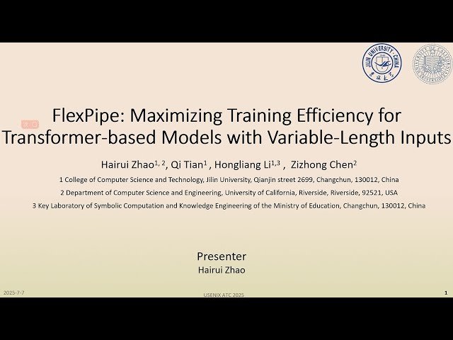 FlexPipe - Maximizing Training Efficiency for Transformer-based Models with Variable-Length Inputs