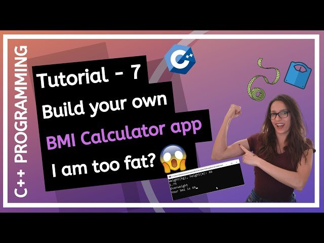 C++ for Beginners - How to Make a BMI Calculator Application