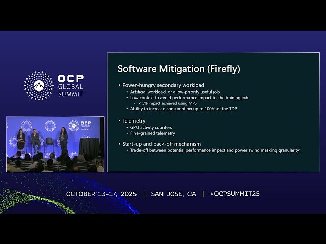 Power Stabilization for AI Training Data Centers
