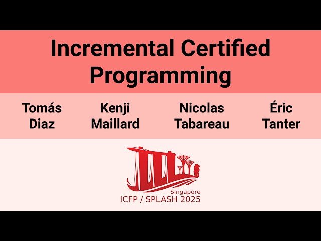 Incremental Certified Programming