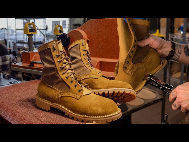 Nicks Tactical Canvas Boot - How It's Made