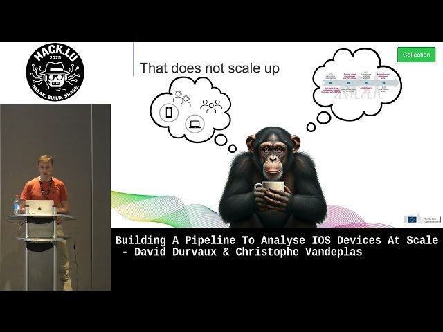 Building a Pipeline to Analyse iOS Devices at Scale