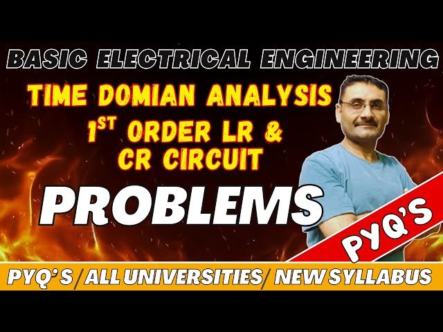 RL and CR Circuit Problems - Time Domain Analysis