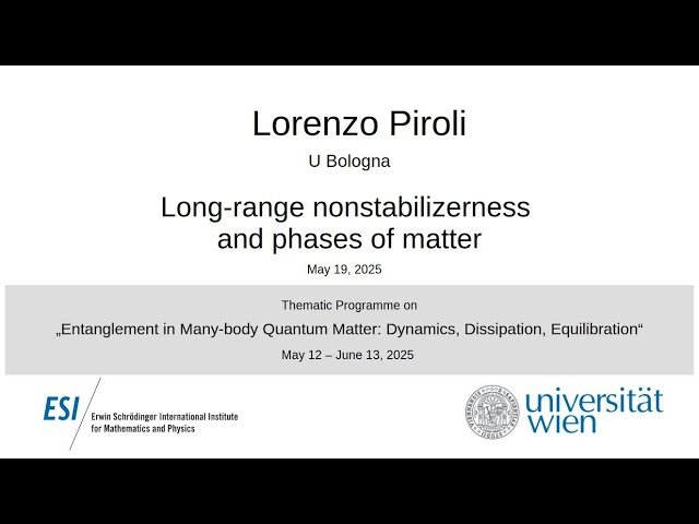 Long-Range Nonstabilizerness and Phases of Matter