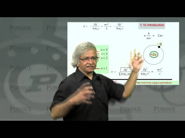 Fundamentals of Nanoelectronics Part B - Schrodinger Equation Introduction - Lecture 1.1