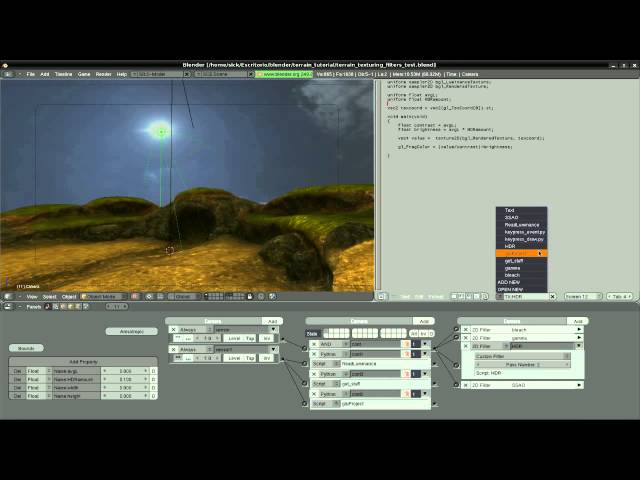 Create a Rocky Video Game Terrain in Blender - Day 4