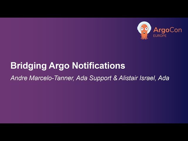 Bridging Argo Notifications - Enhancing Developer Efficiency