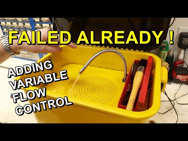 Parts Washer Pump Update and Installing Variable Flow Control