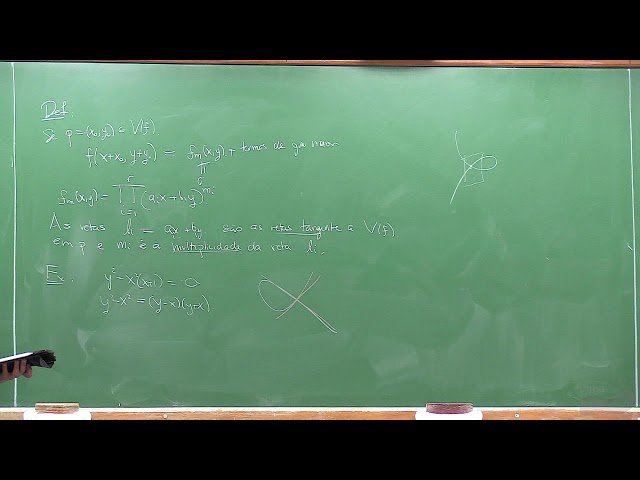 Curvas Algébricas - Aula 02