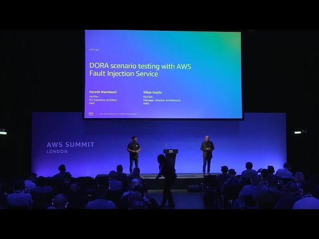 DORA Scenario Testing with AWS Fault Injection Service