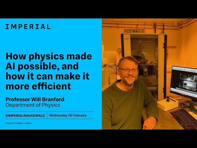 How Physics Made AI Possible, and How It Can Make It More Efficient