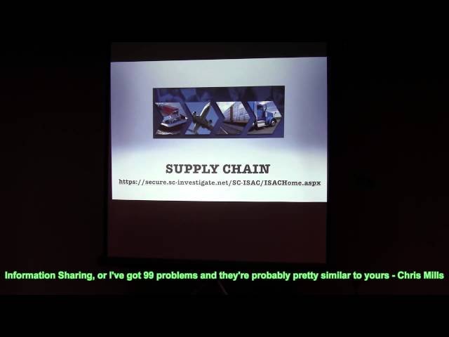 Information Sharing: 99 Problems and Their Probable Solutions - BSidesLV 2013