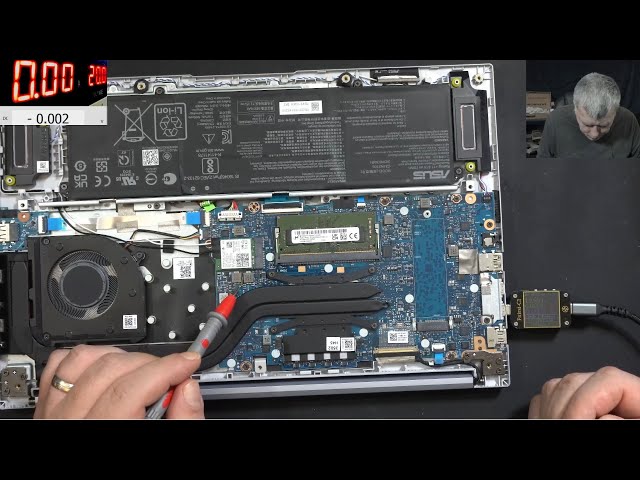 Asus Vivobook K3502Z Charging Circuit Bypass and PD Controller Repair Tutorial