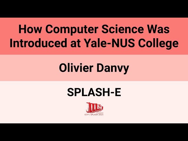 How Computer Science Was Introduced at Yale-NUS College