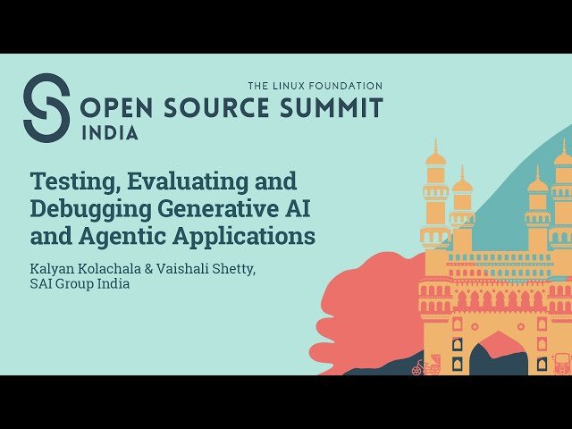 Testing, Evaluating and Debugging Generative AI and Agentic Applications