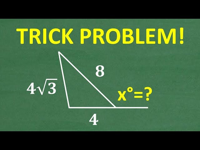 Solving for Missing Angles in Deceptive Triangle Problems