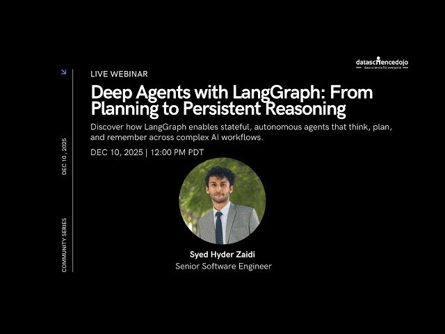 Deep Agents with LangGraph - From Planning to Persistent Reasoning