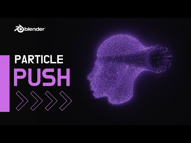 Blender Tutorial - Geometry Nodes Particle Push