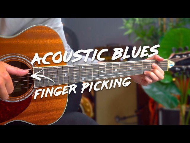 Robert Johnson and Clapton-Style Acoustic Blues Guitar Tutorial