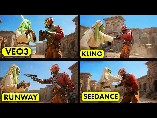 The Best AI Video Generators Tested - VEO3 vs Seedance vs Runway vs Kling