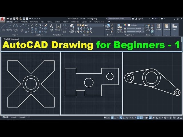 AutoCAD Drawing Tutorial for Beginners