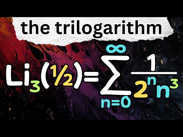 Free Video: A Bit of Polylogarithm Lore from Michael Penn | Class Central