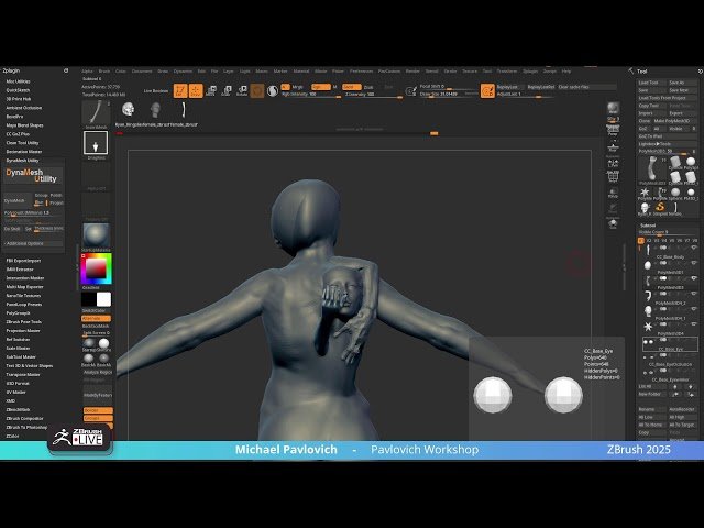 Body Horror Creature Mutation in ZBrush 2025