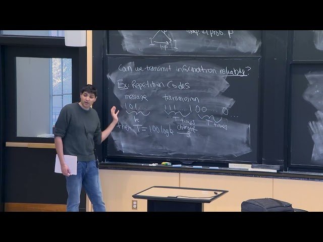 Transmitting Information Reliably over a Noisy Channel and Shannon's Noisy Coding Theorem - Lecture 18