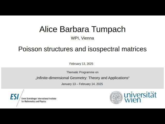 Poisson Structures and Isospectral Matrices