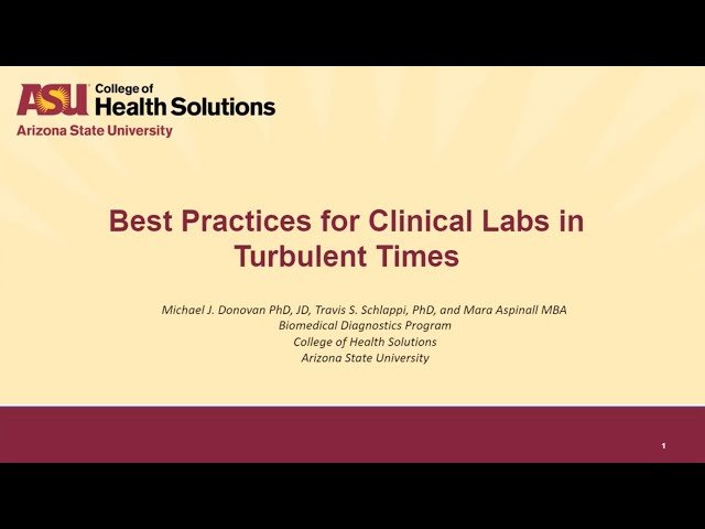 Best Practices for Clinical Labs in Turbulent Times
