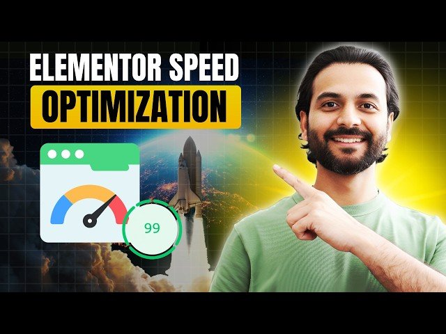Elementor Website Speed Optimization - 99/100 in 2 Steps