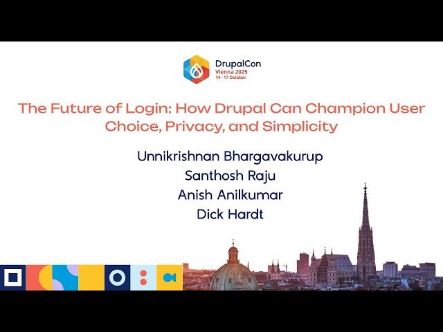 The Future of Login - How Drupal Can Champion User Choice, Privacy, and Simplicity
