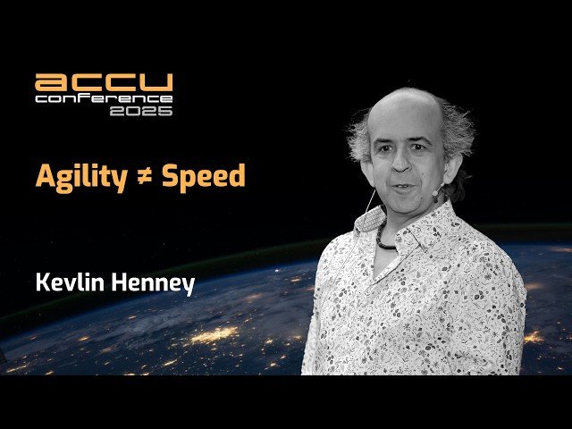Agility ≠ Speed - Agile Development
