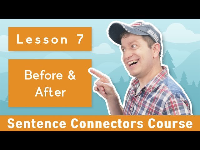 Korean Sentence Connectors - Before and After - #7