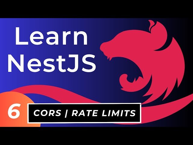 Nest.js REST API: CORS, Rate Limits, Server Logs, and Exception Filters